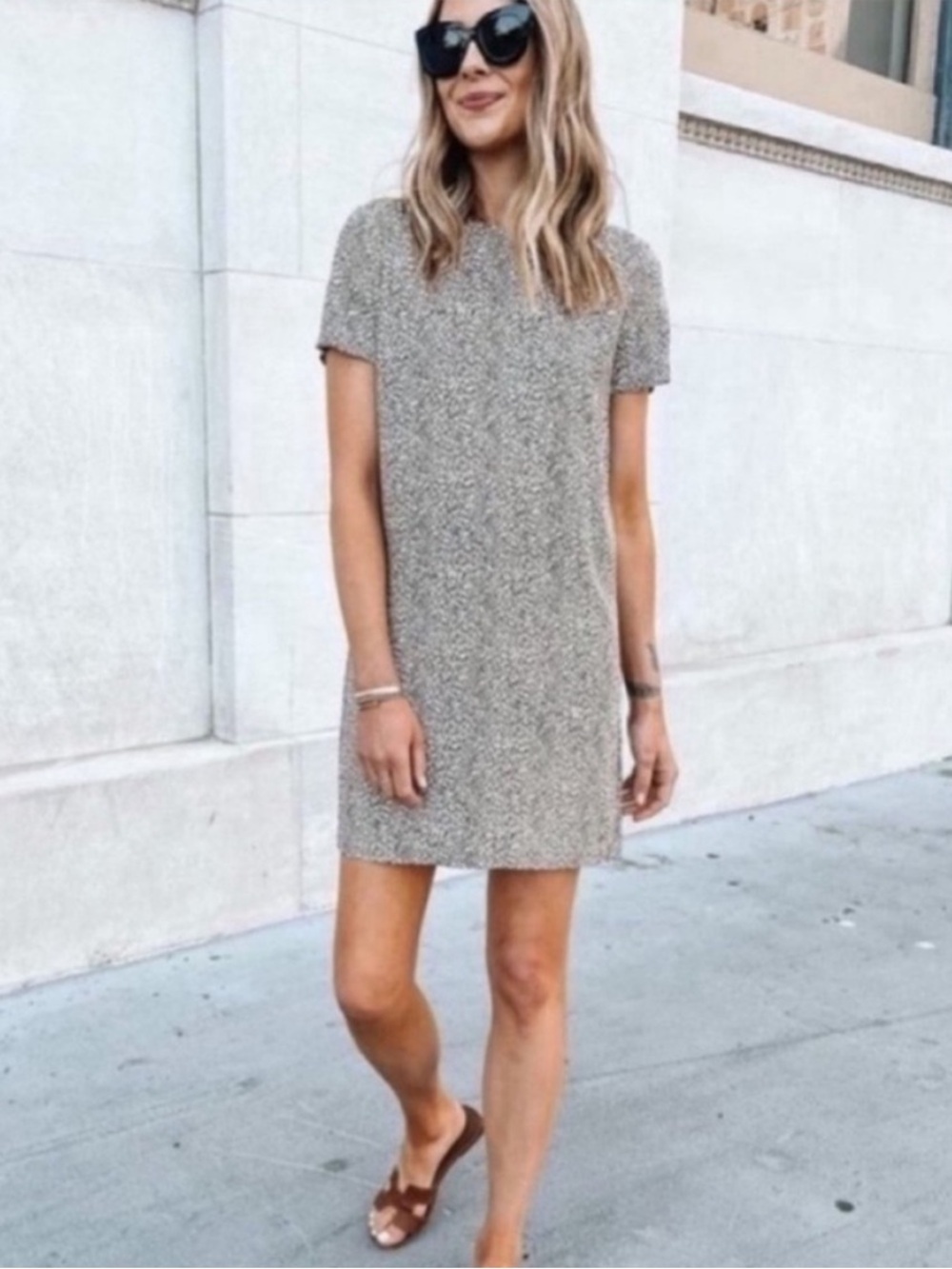 Jenni Kayne Leopard Mini T Shirt Dress